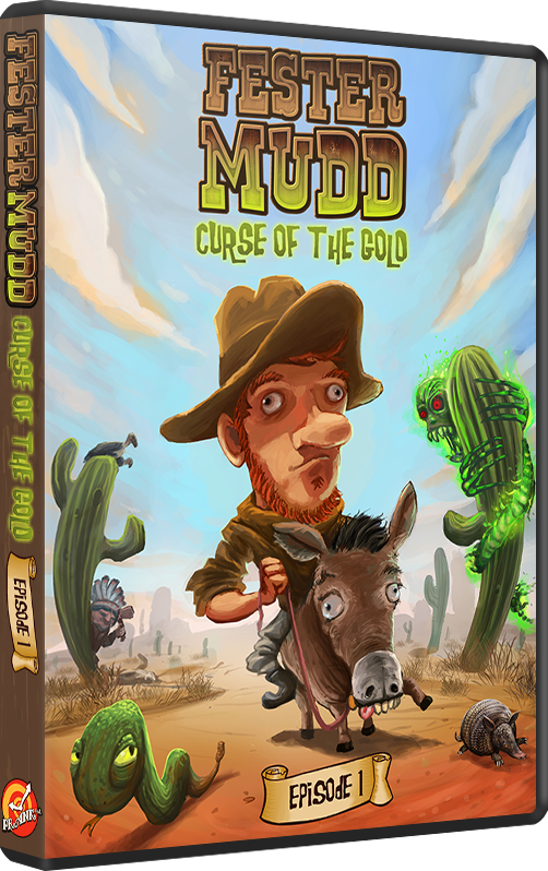 Fester Mudd: Curse of the Gold box art